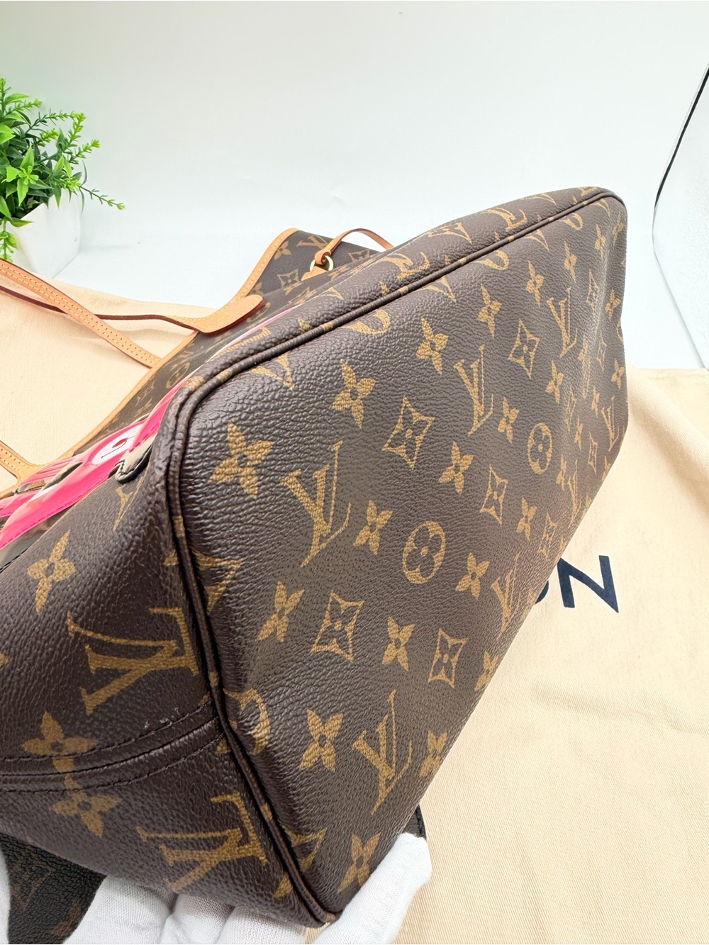 Louis Vuitton Tote Bag Monogram Sun Yitian Collaboration Neverfull MM unused 🔥😍 - Picture 9 of 11